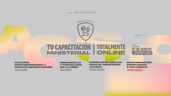 Institutoe625.com presenta nuevos cursos de formación en liderazgo ministerial