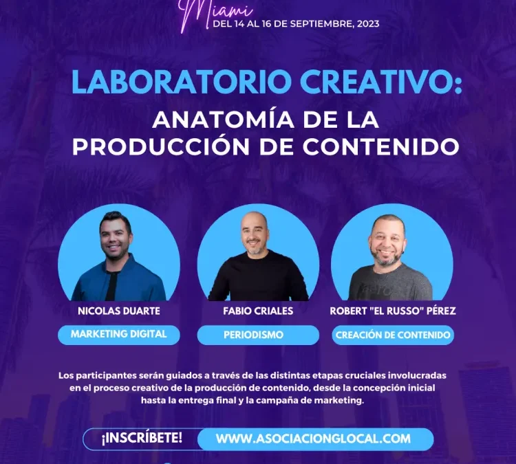 La Academia CVCLAVOZ presentará en el AGC Summit la conferencia Laboratorio creativo: Anatomía de la producción de contenido