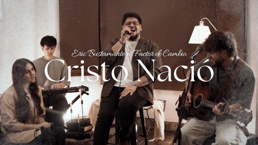 Eric Bustamante se une a la Navidad con Cristo Nació