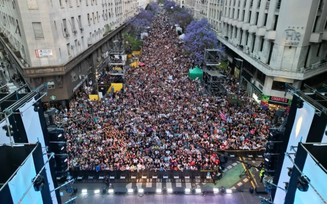 Experiencia Gospel, ahora sobre la Plaza de Mayo